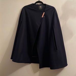 Ted baker cape! 75% wool. Goegeous navy that goes with any outfit!